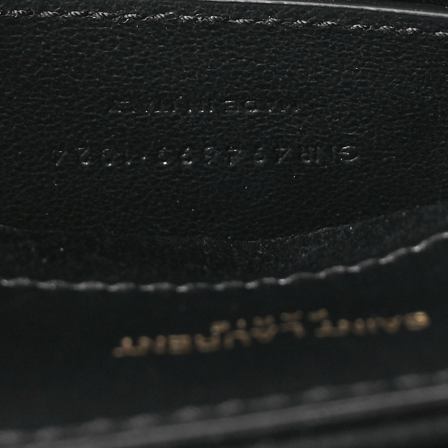Saint Laurent Calfskin Y Quilted Monogram Small Loulou Chain Satchel Black 7 of 11