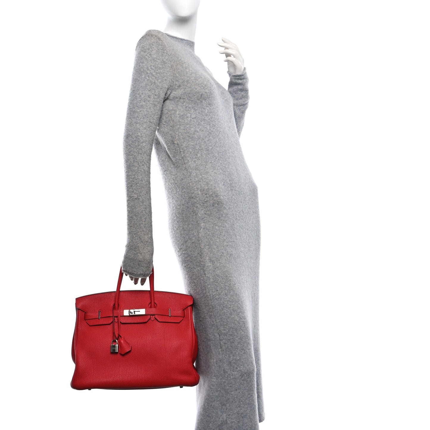 Togo Birkin 35 Rouge Casaque