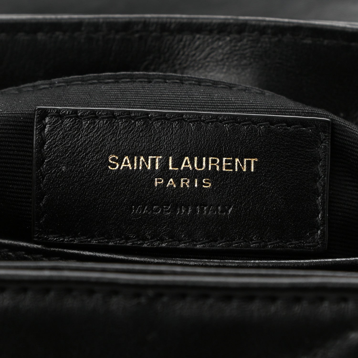 Saint Laurent Calfskin Y Quilted Monogram Toy Loulou Crossbody Bag Black 6 of 11