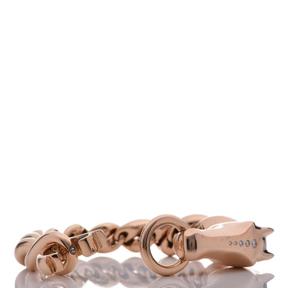 Hermes 18K Rose Gold Diamond MM Galop Bracelet SH 9 of 12