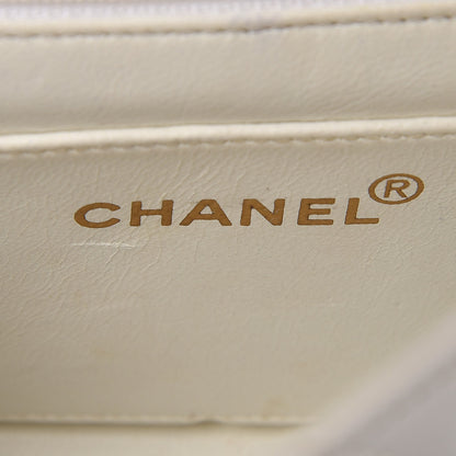 Chanel Lambskin Quilted Mini Square Flap White 6 of 12