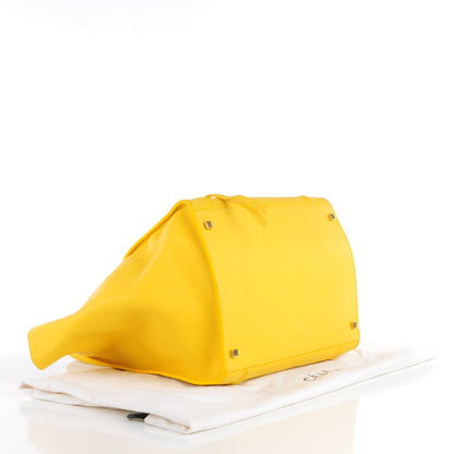 Celine Supple Calfskin Large Phantom Luggage Sun Yellow 4 of 10