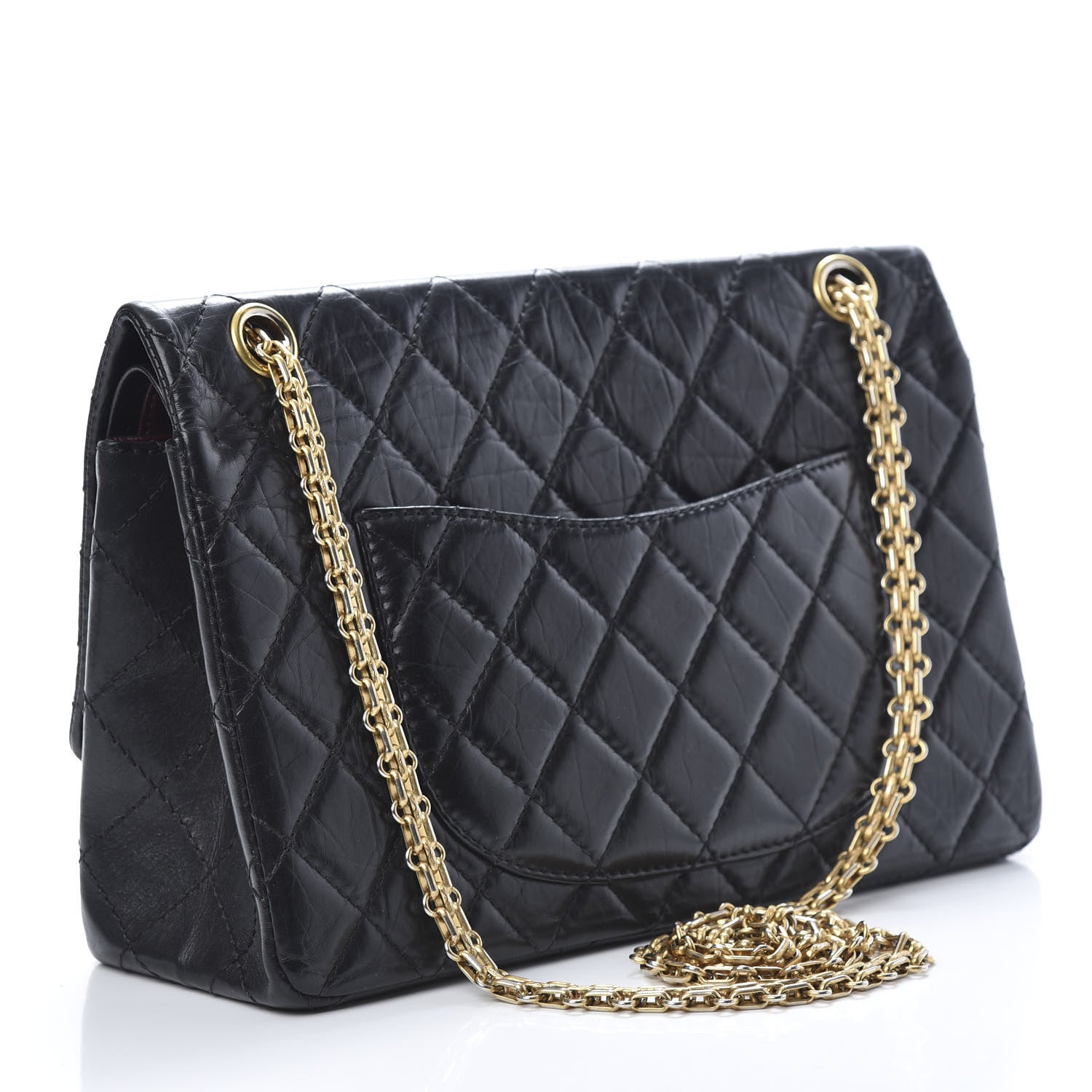 Chanel Aged Calfskin Quilted 2.55 Reissue 226 Flap Black 3 of 13
