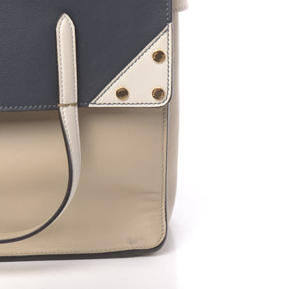 Fendi Vitello Grace FF 1974 Small Flip Tote Nuvola Notte Ice 12 of 16