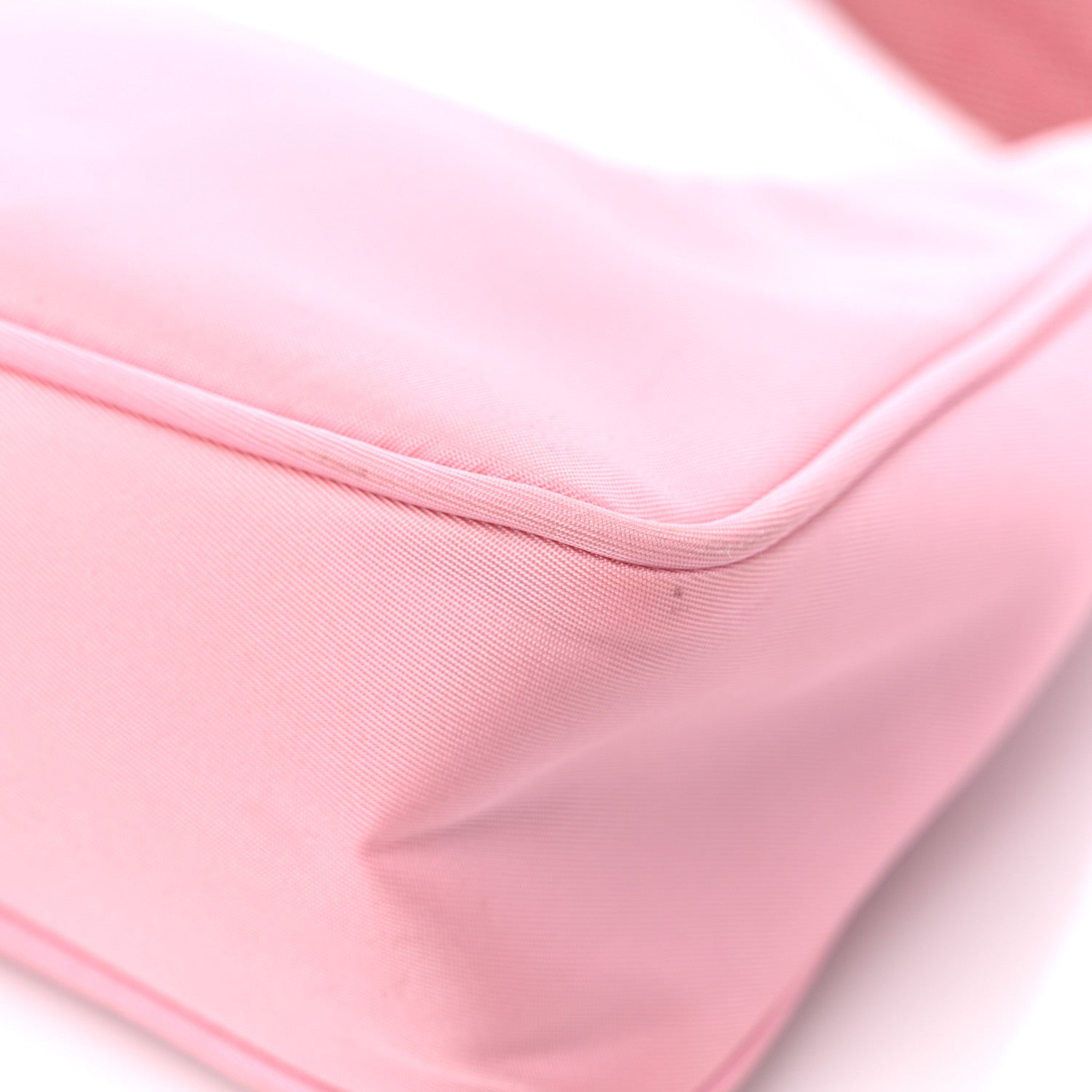 Prada Tessuto Nylon Saffiano Mini Re-Edition 2000 Bag Rosa 10 of 12