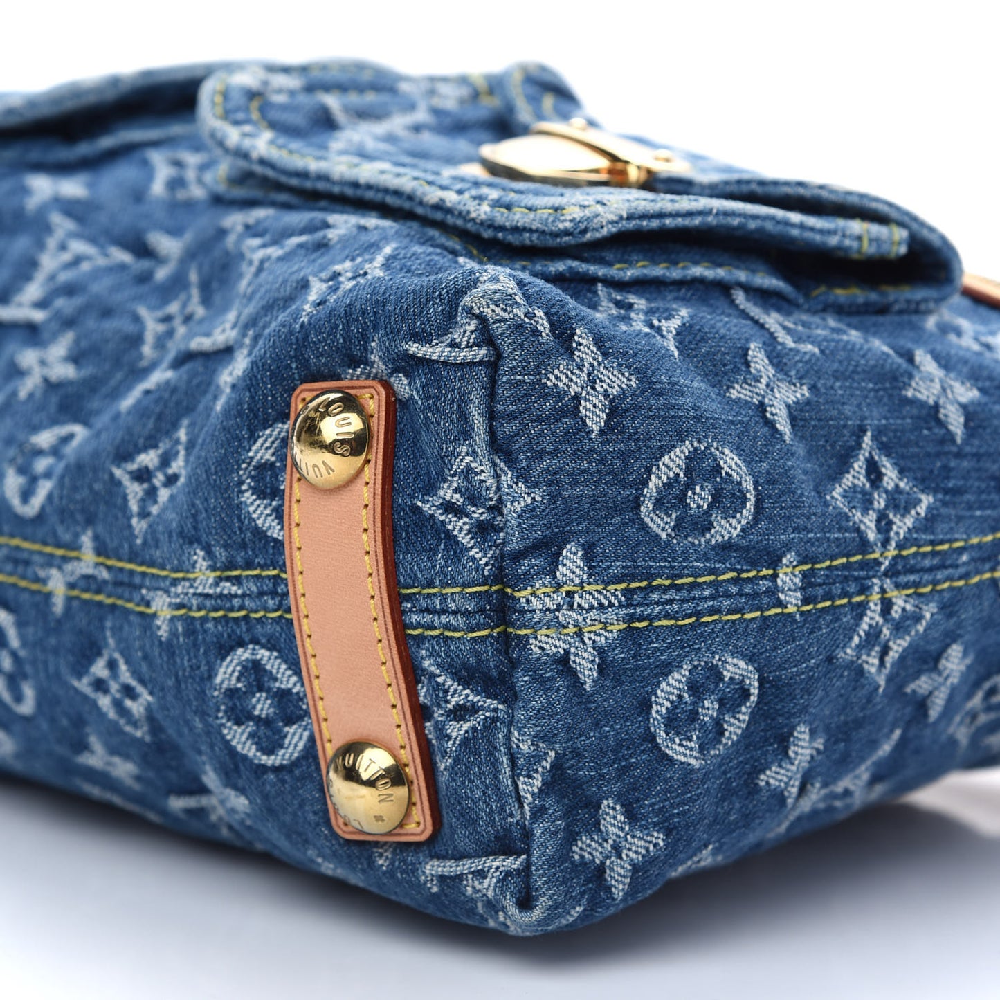 Monogram Denim Baggy PM Blue