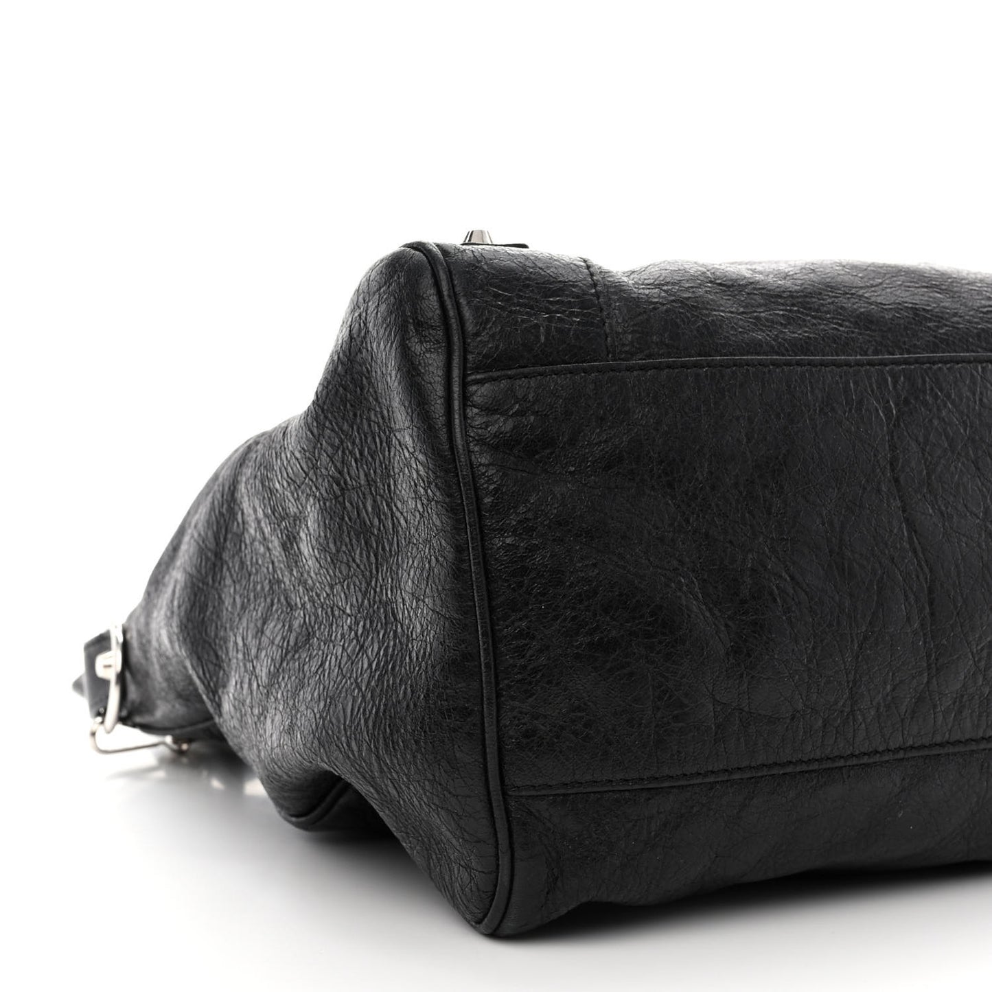 Agneau Classic Silver Hardware Velo Black
