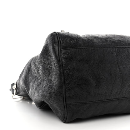 Balenciaga Agneau Classic Silver Hardware Velo Black 10 of 17