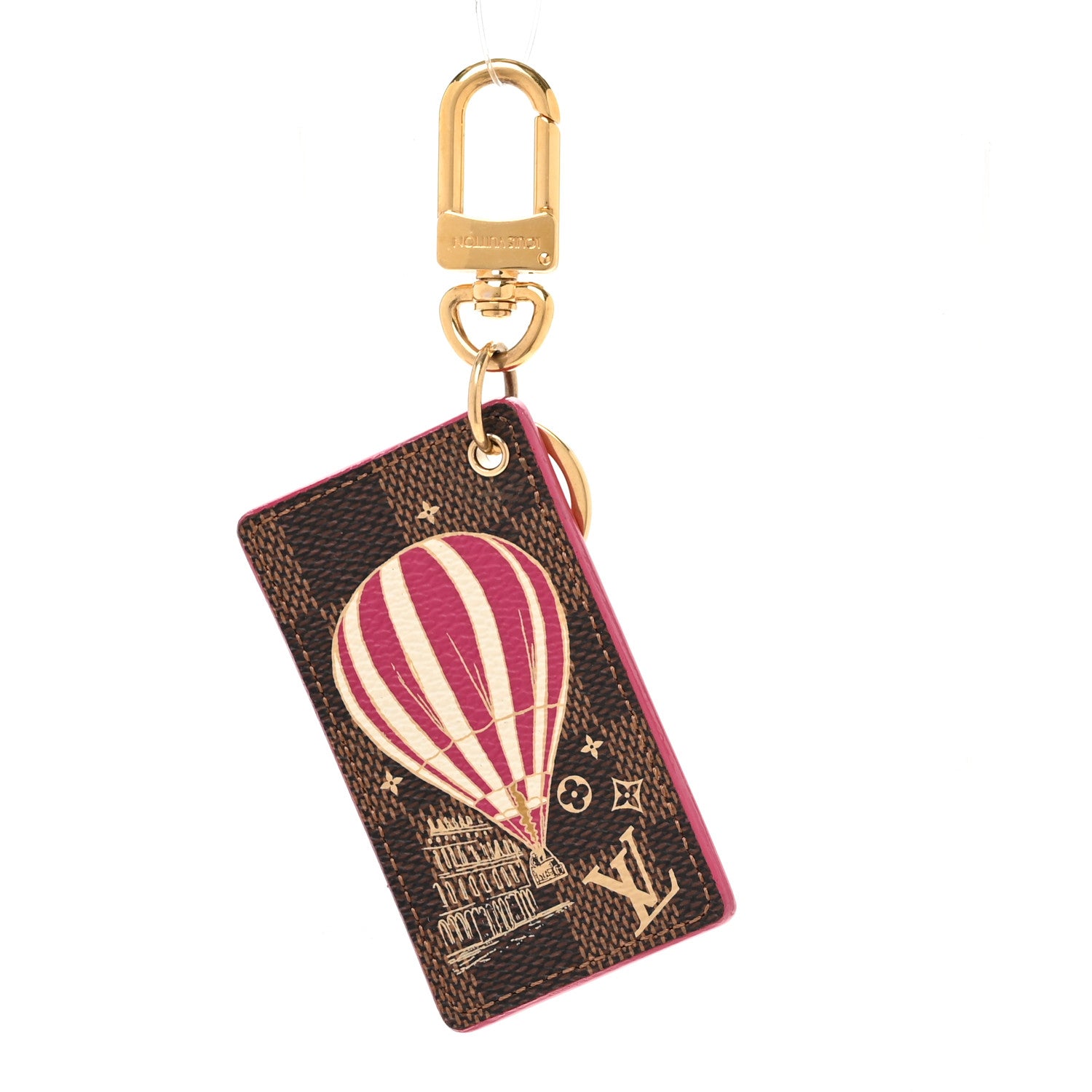 Louis Vuitton Damier Ebene Illustre Air Balloon Bag Charm Grenade 1 of 6