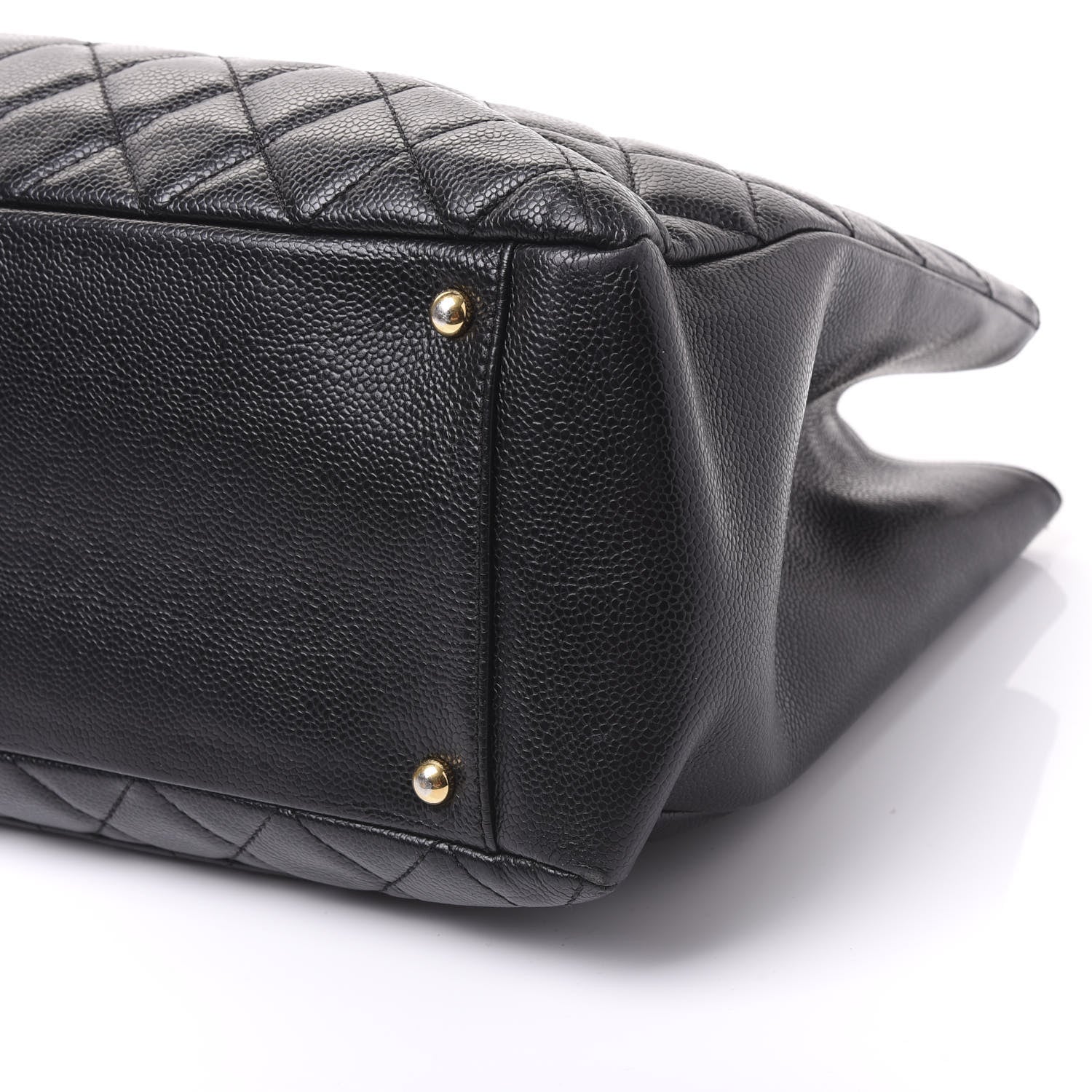 Chanel Caviar Quilted XL Grand Shopping Tote GST Black 6 of 9