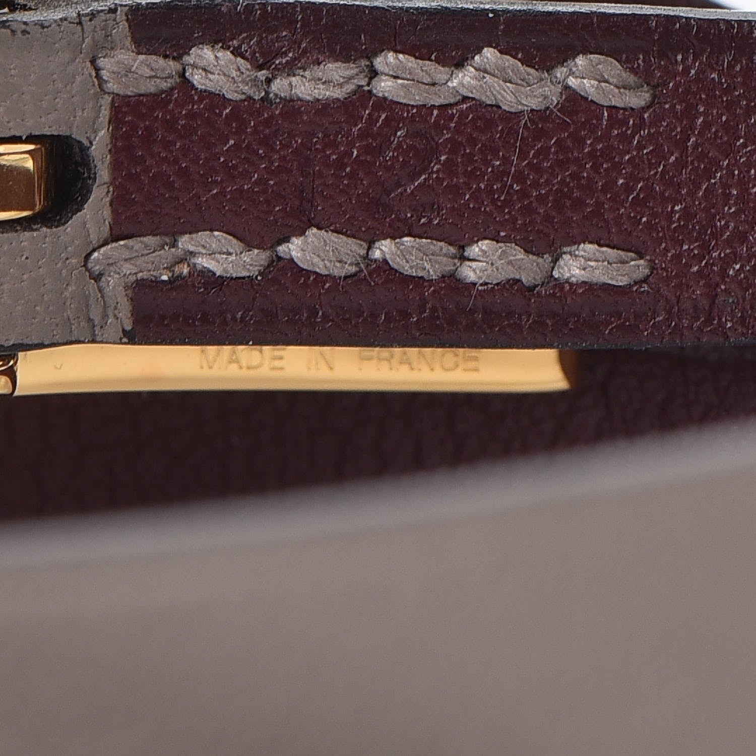 Hermes Swift Behapi Double Tour Bracelet T2 Gris Asphalte Bordeaux 5 of 6