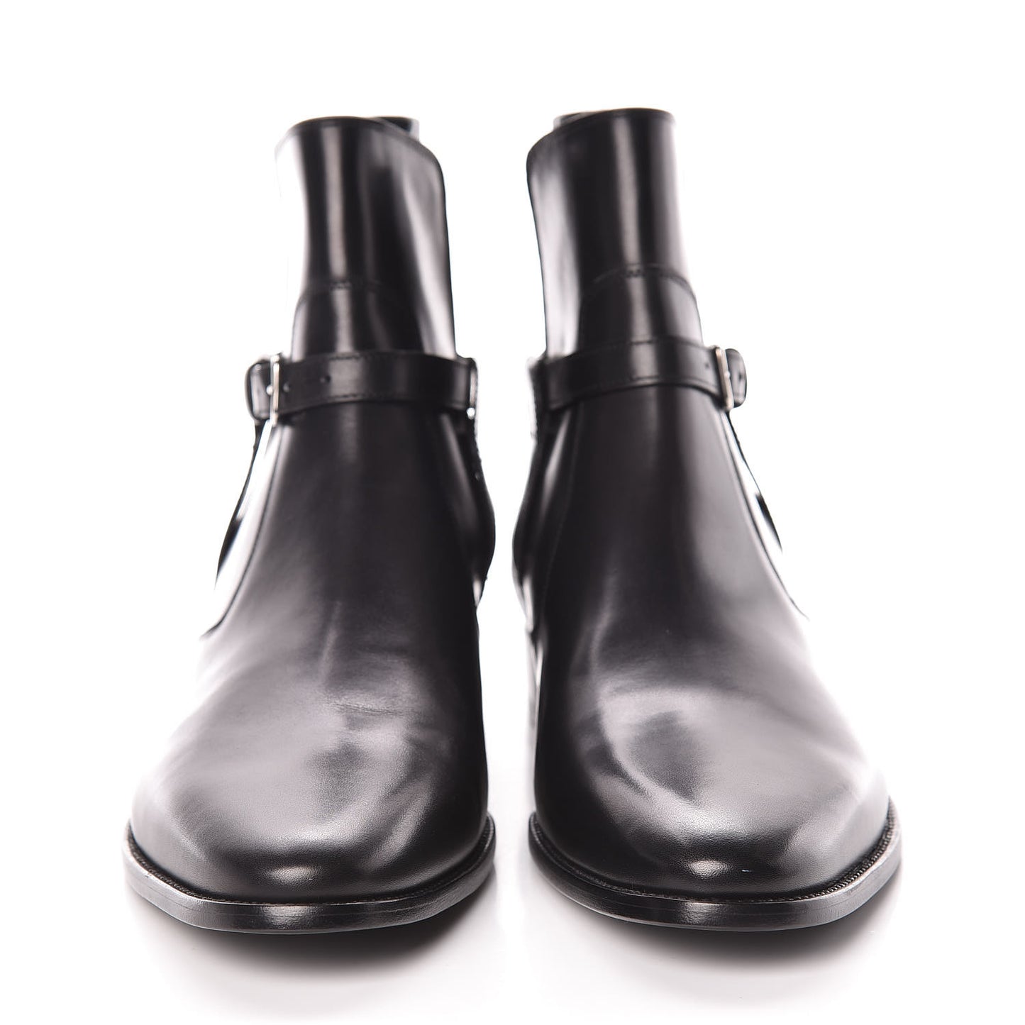 Calfskin Mens Ankle Boots 42 Black
