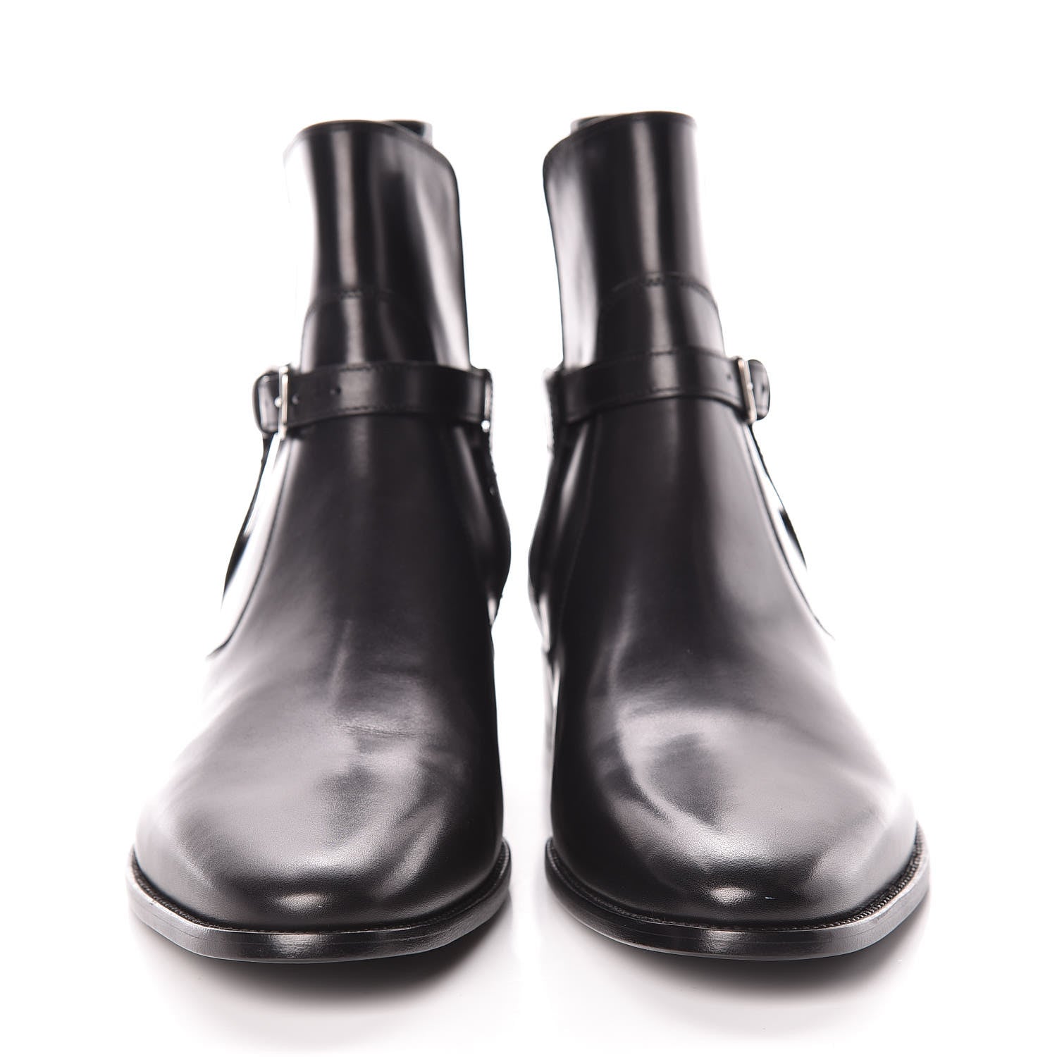 Saint Laurent Calfskin Mens Ankle Boots 42 Black 2 of 8