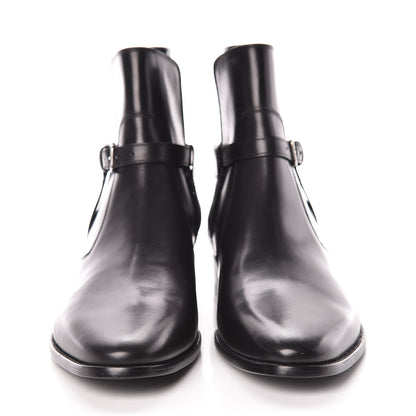 Saint Laurent Calfskin Mens Ankle Boots 42 Black 2 of 8