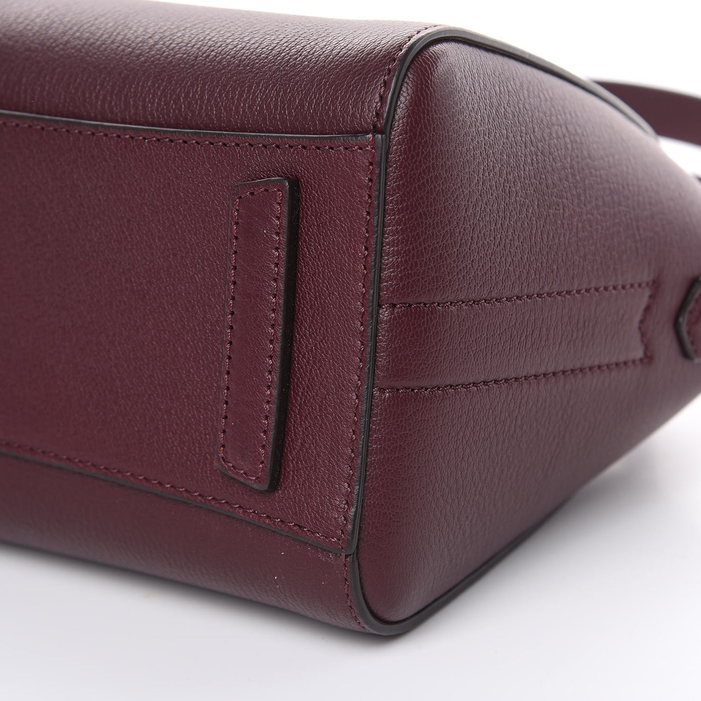 Sugar Goatskin Mini Antigona Aubergine