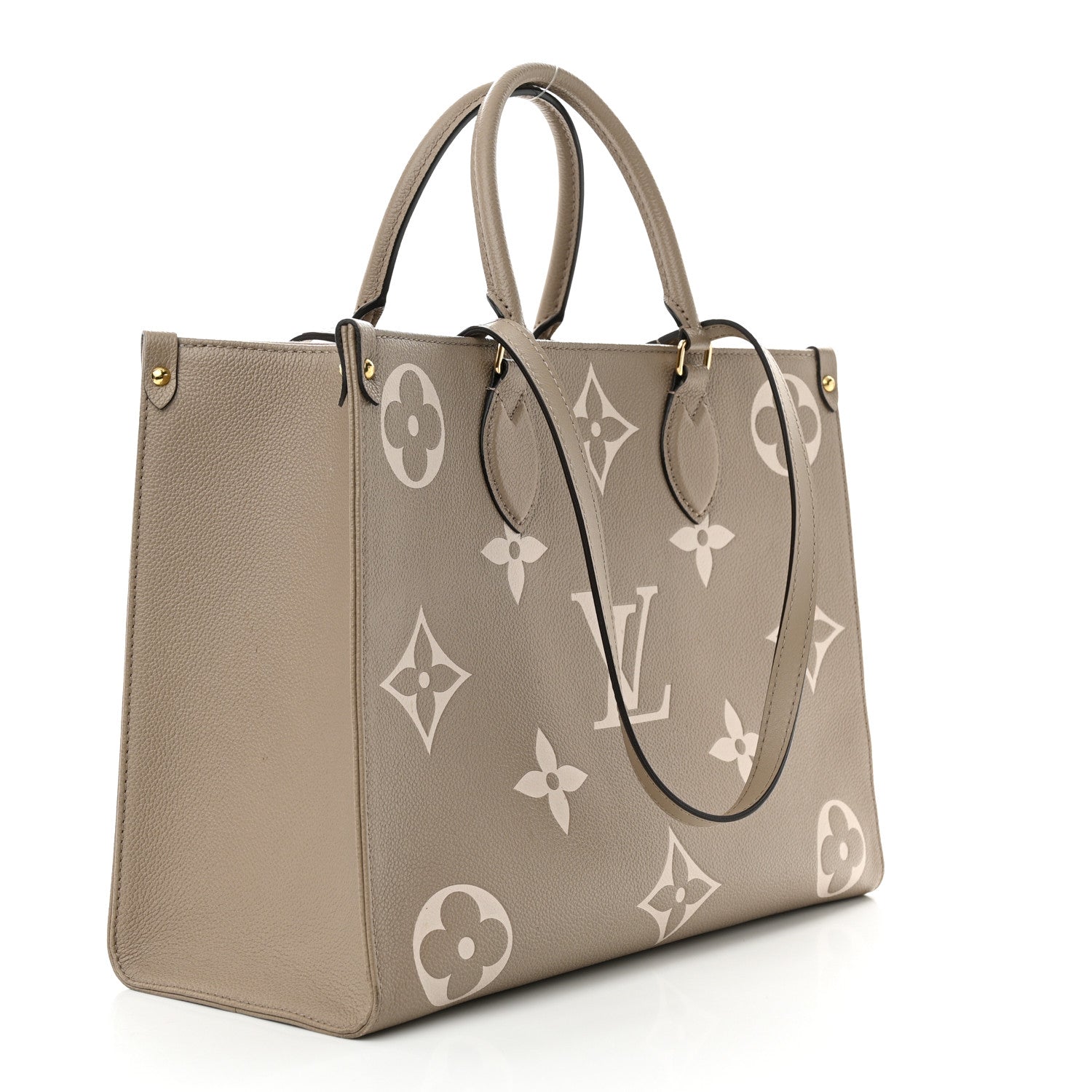 Louis Vuitton Empreinte Monogram Giant Onthego MM Tourterelle Creme 3 of 11