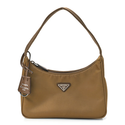 Prada Tessuto Nylon Mini Re-Edition 2000 Bag Tobacco 1 of 8
