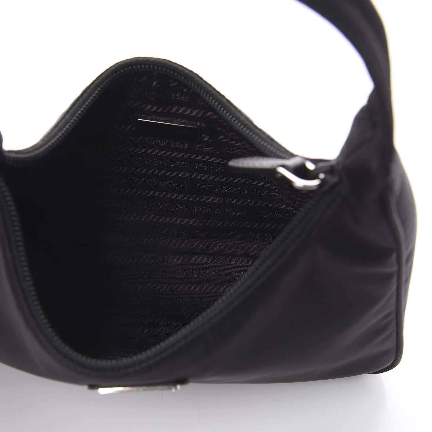 Prada Tessuto Nylon Mini Re-Edition 2000 Bag Black 4 of 7