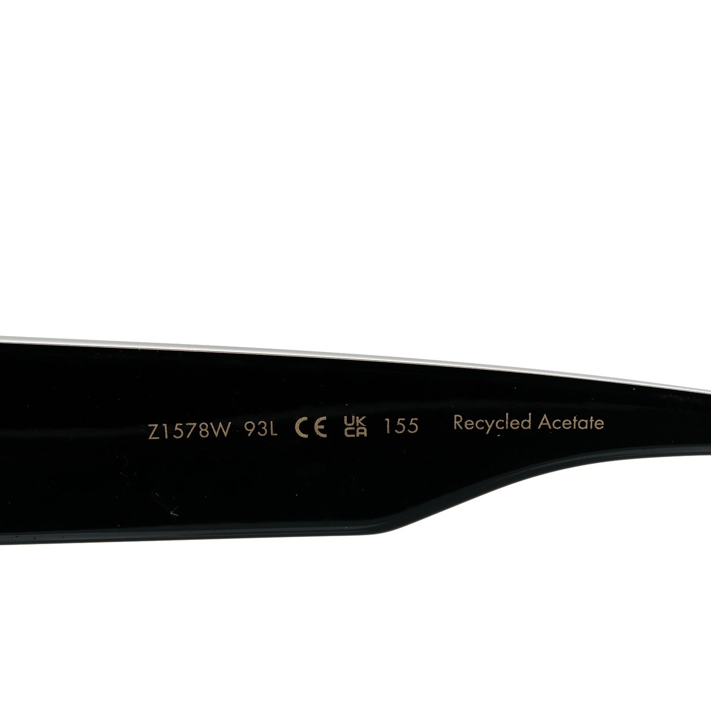Acetate Swarovski Crystal Cyclone Sunglasses Z1578W Black
