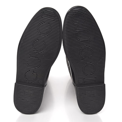 Gucci Rubber Monogram Knee High Rain Boots 37 Black 6 of 12