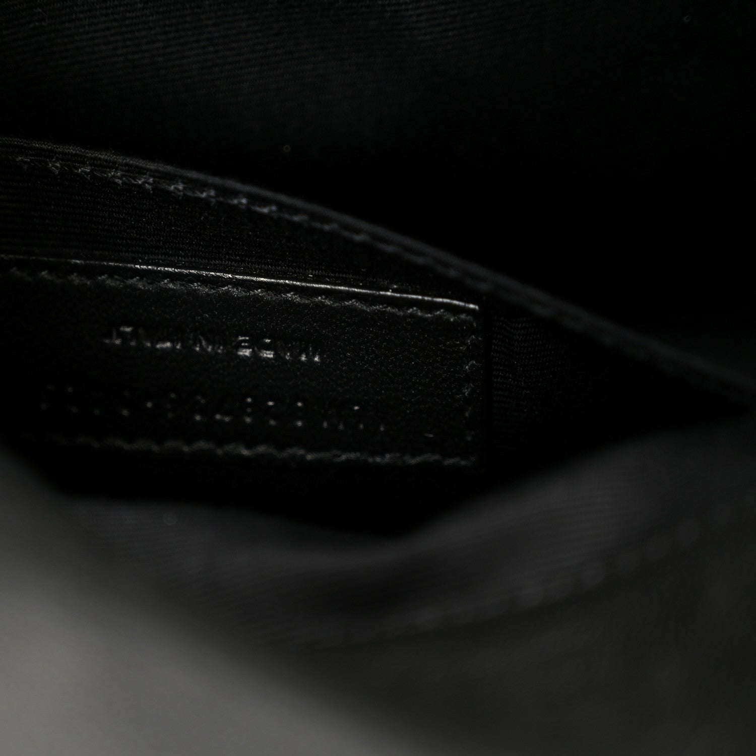 Saint Laurent Grained Lambskin Monogram Mini Niki Chain Satchel Black 7 of 11