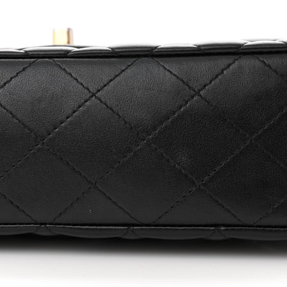 Chanel Lambskin Quilted Small Double Flap Black 15 of 15