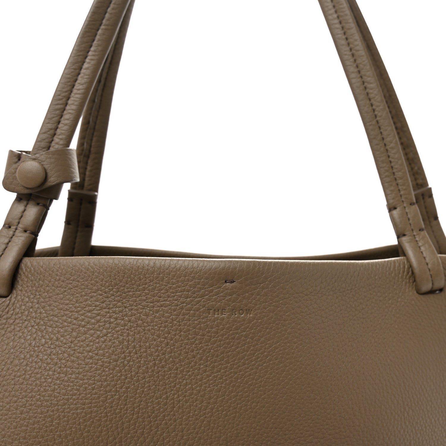 The Row Grained Calfskin Park Tote Three Elephant 8 of 10