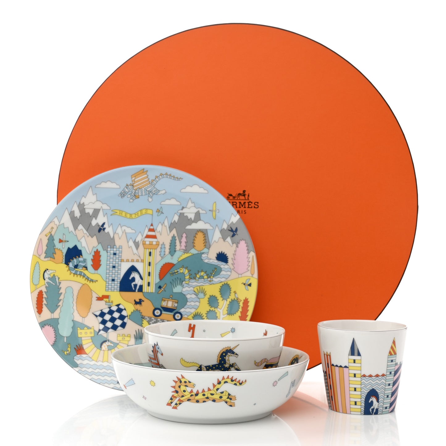 Porcelain Epopee Set of 4 Pieces