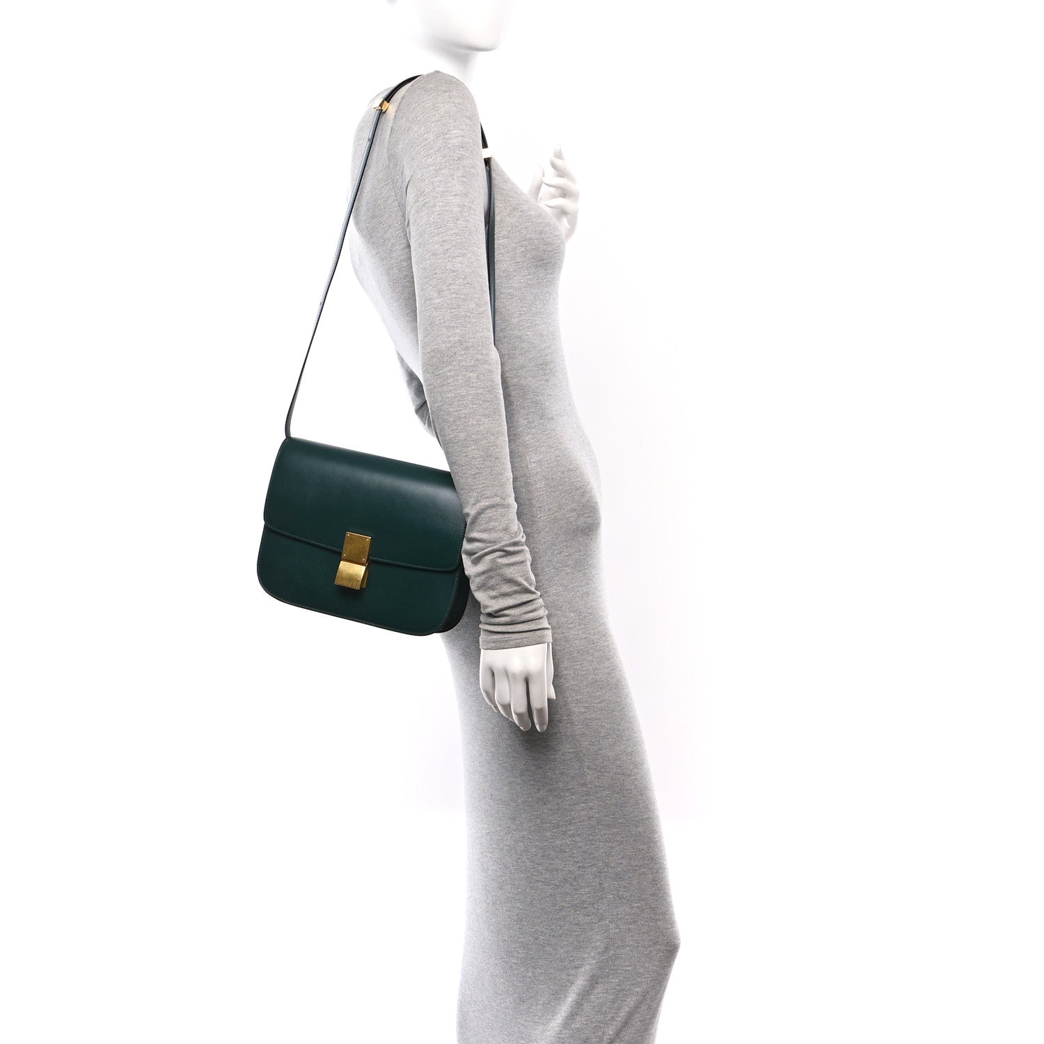 Celine Box Calfskin Medium Classic Box Flap Bag Amazone 2 of 14