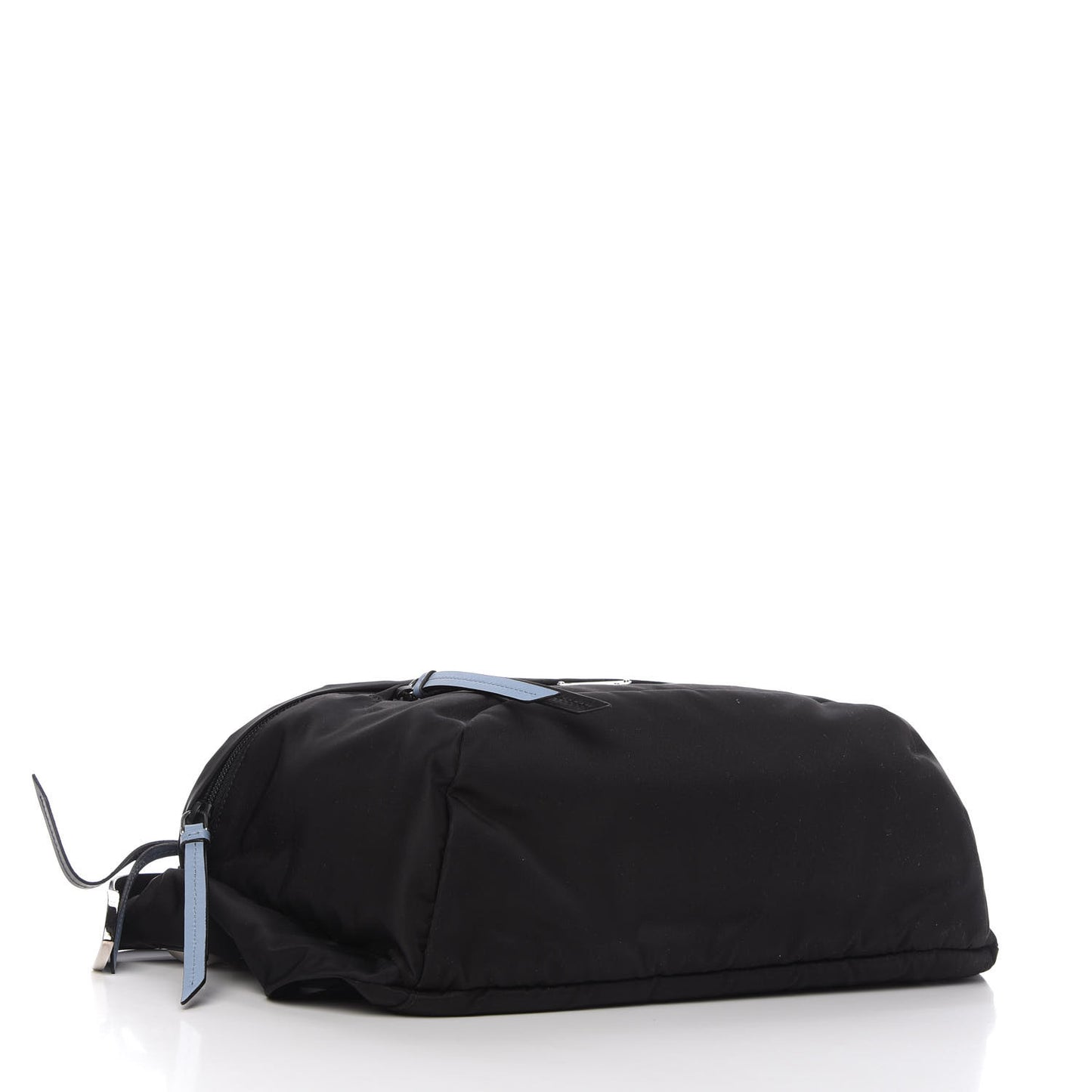 Tessuto Nylon Calfskin Studded Belt Bag Black Astrale