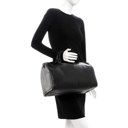 Louis Vuitton Epi Speedy 40 Black 2 of 17