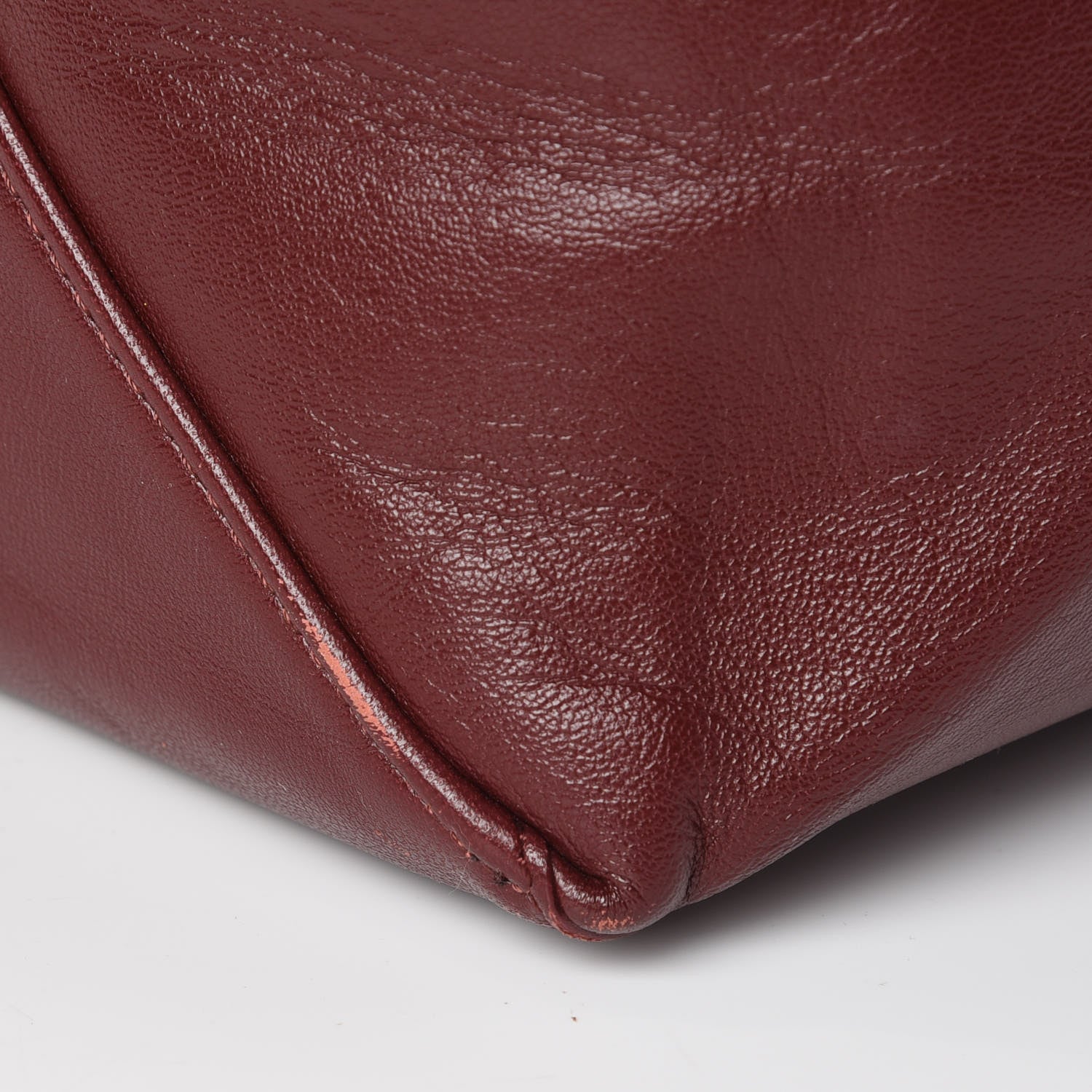 Celine Smooth Lambskin Vertical Bi-Cabas Pink Rust 11 of 11