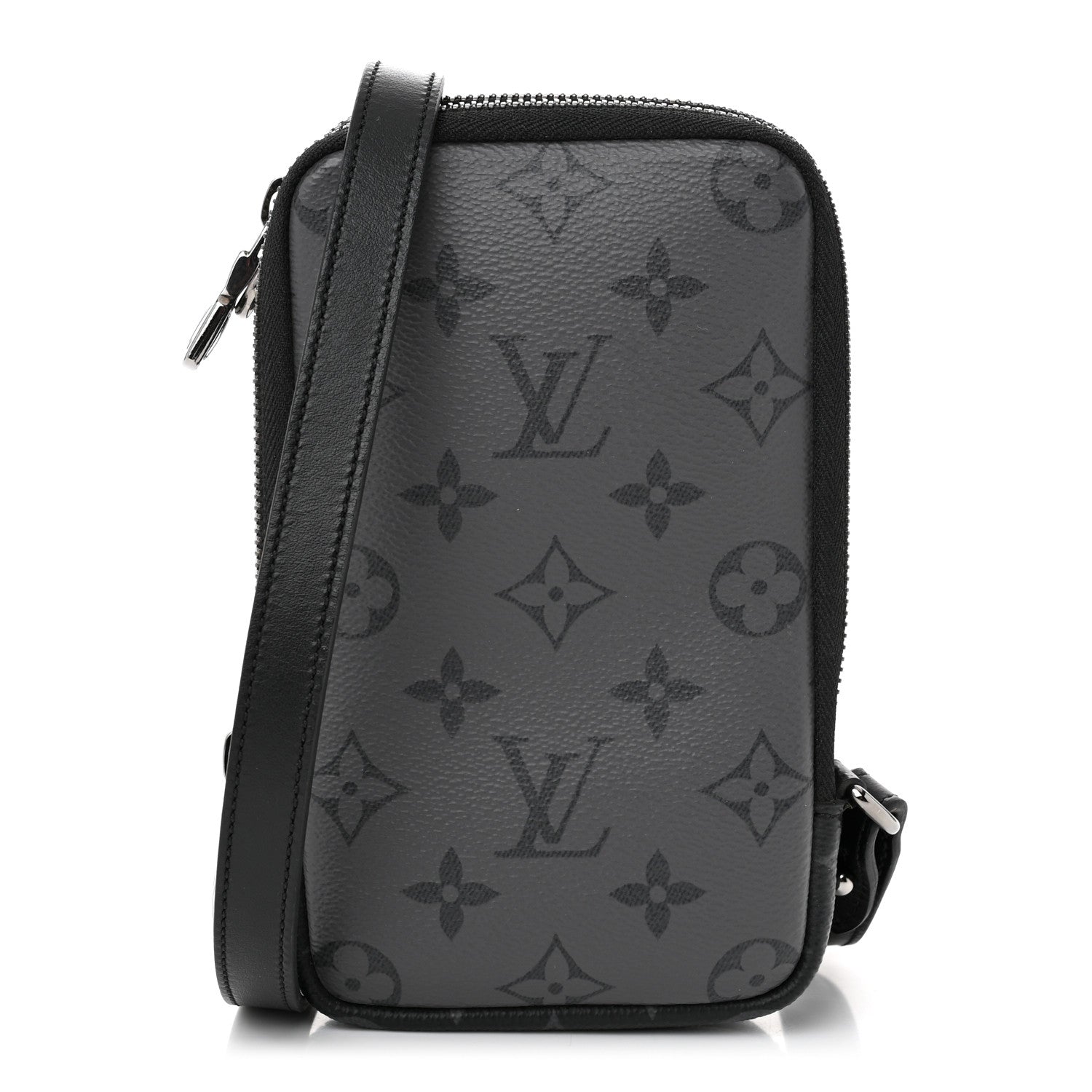 Louis Vuitton Monogram Eclipse Reverse Double Phone Pouch 1 of 11