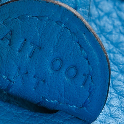 Hermes Taurillon Clemence Evelyne TPM Bleu Zanzibar 6 of 8