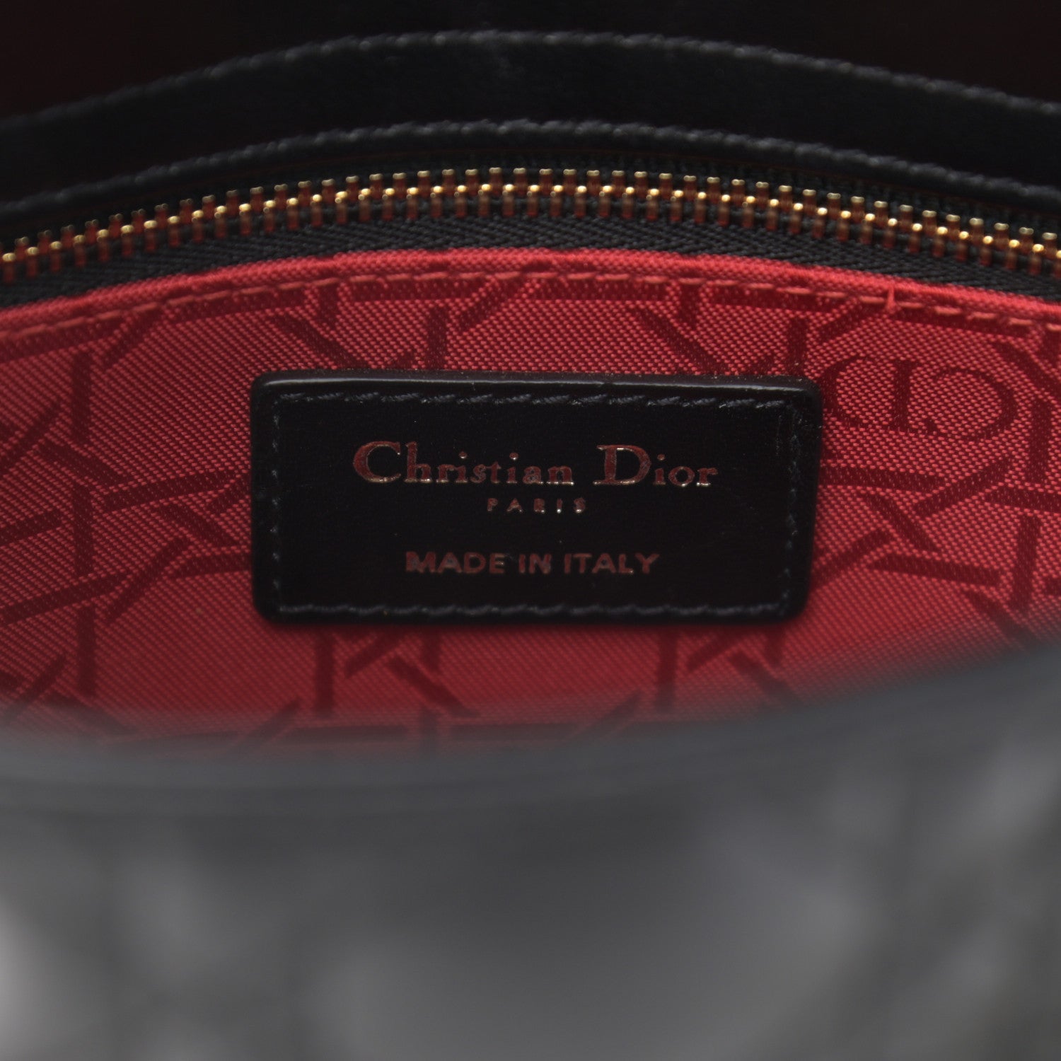 Christian Dior Lambskin Cannage Small Lucky Badges My Lady Dior Black 5 of 11