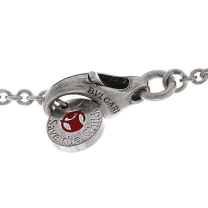 Bulgari Sterling Silver Ceramic Save The Children Pendant Necklace 4 of 4