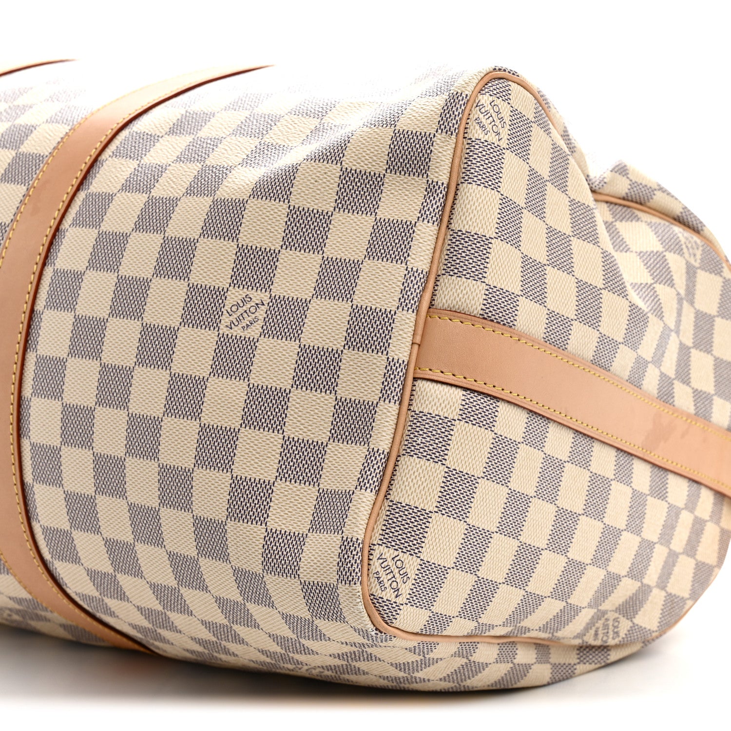 Louis Vuitton Damier Azur Keepall Bandouliere 45 9 of 17