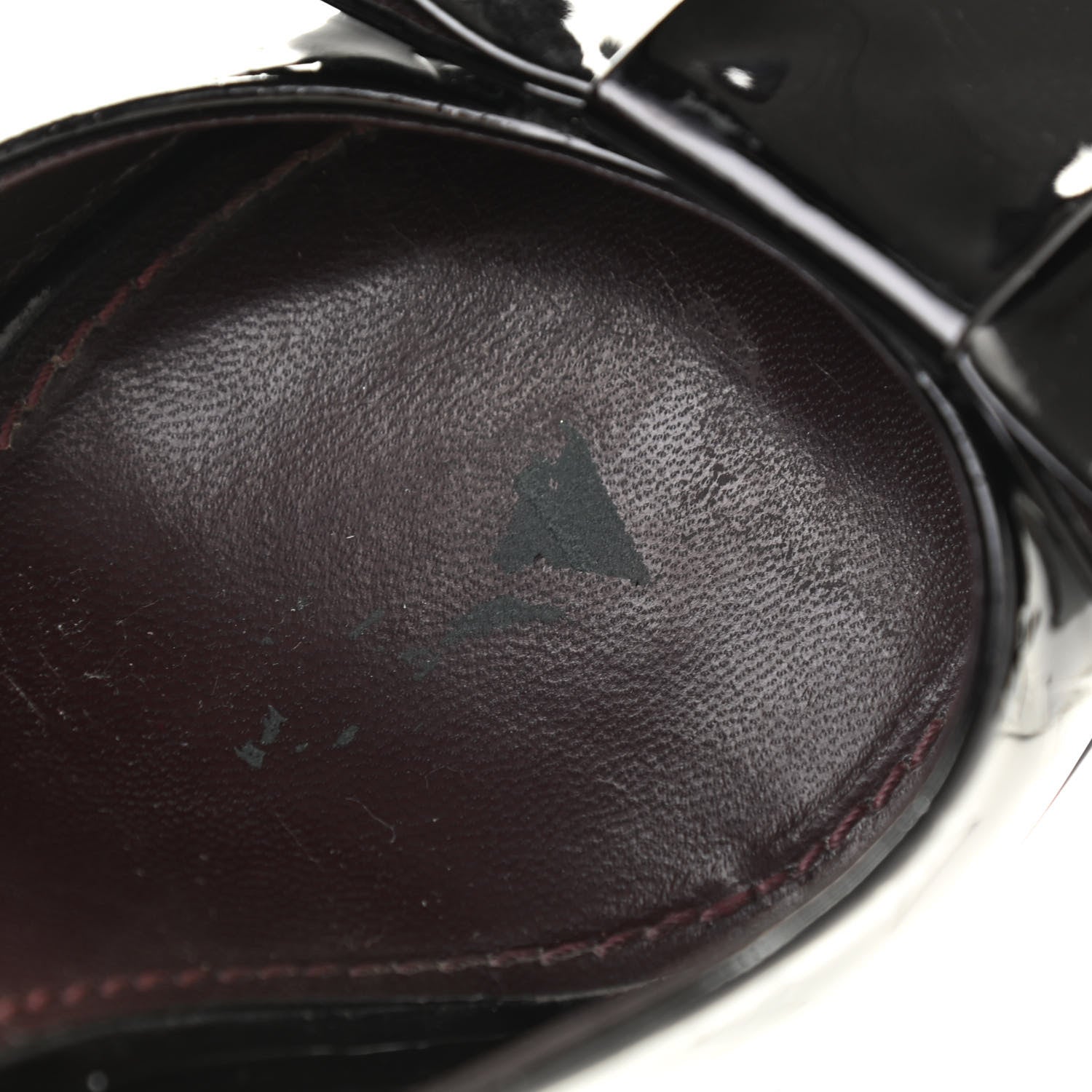 Louis Vuitton Vernis True Peep Toe Pumps 37.5 Amarante 9 of 19