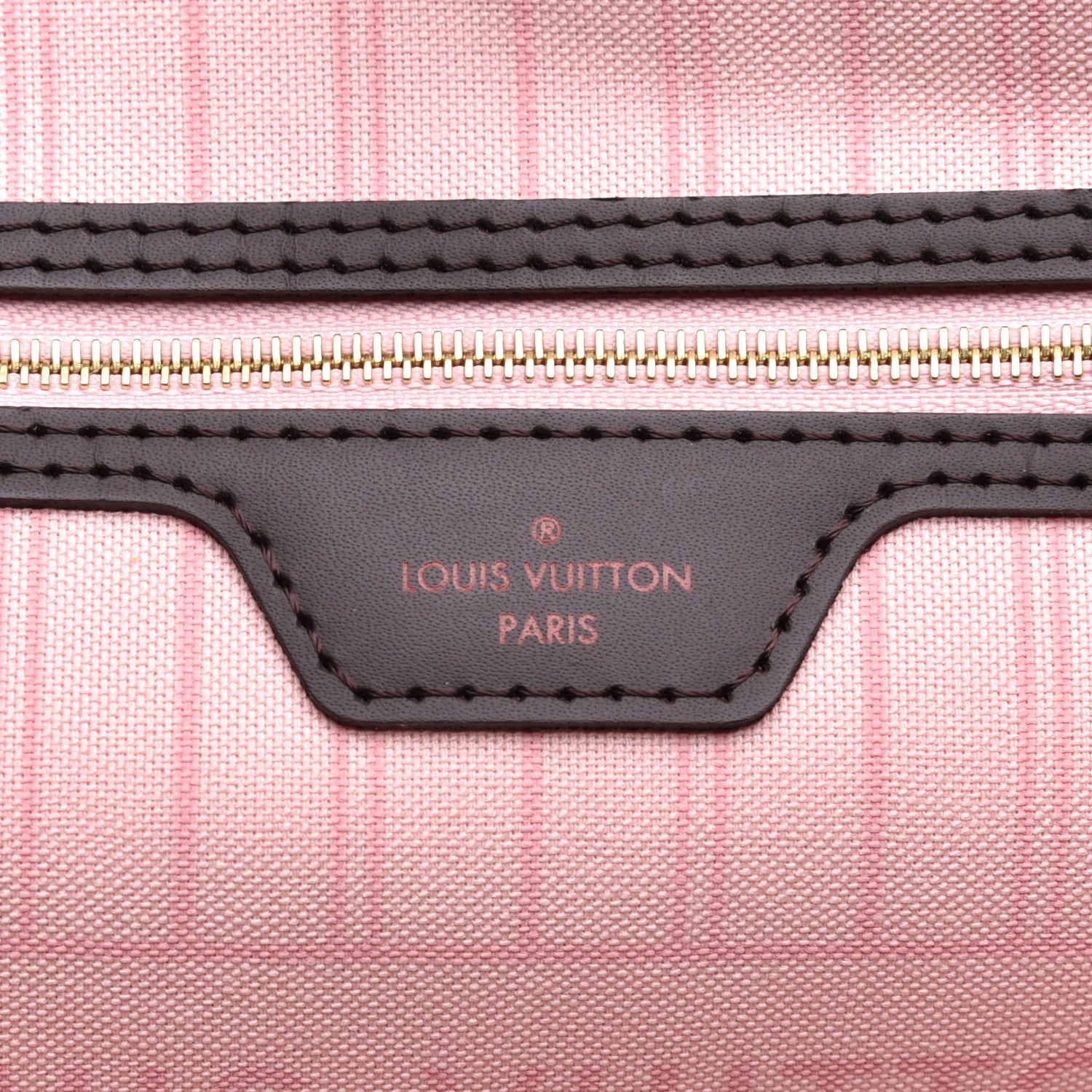 Louis Vuitton Damier Ebene Neo Neverfull MM Rose Ballerine 6 of 10