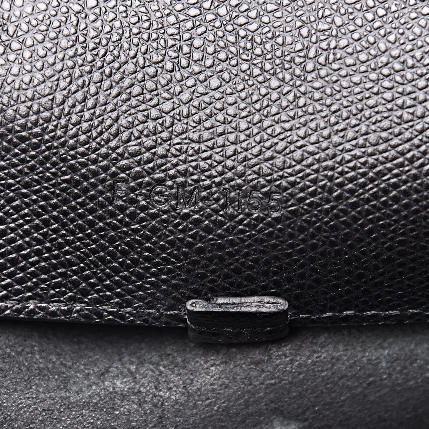 Celine Grained Calfskin Small Vertical Cabas Black 8 of 11