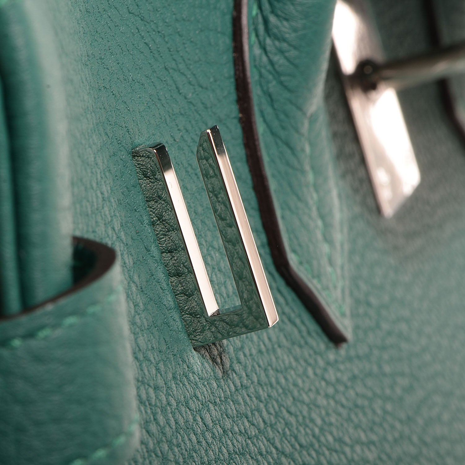 Hermes Togo Birkin 35 Malachite 9 of 28