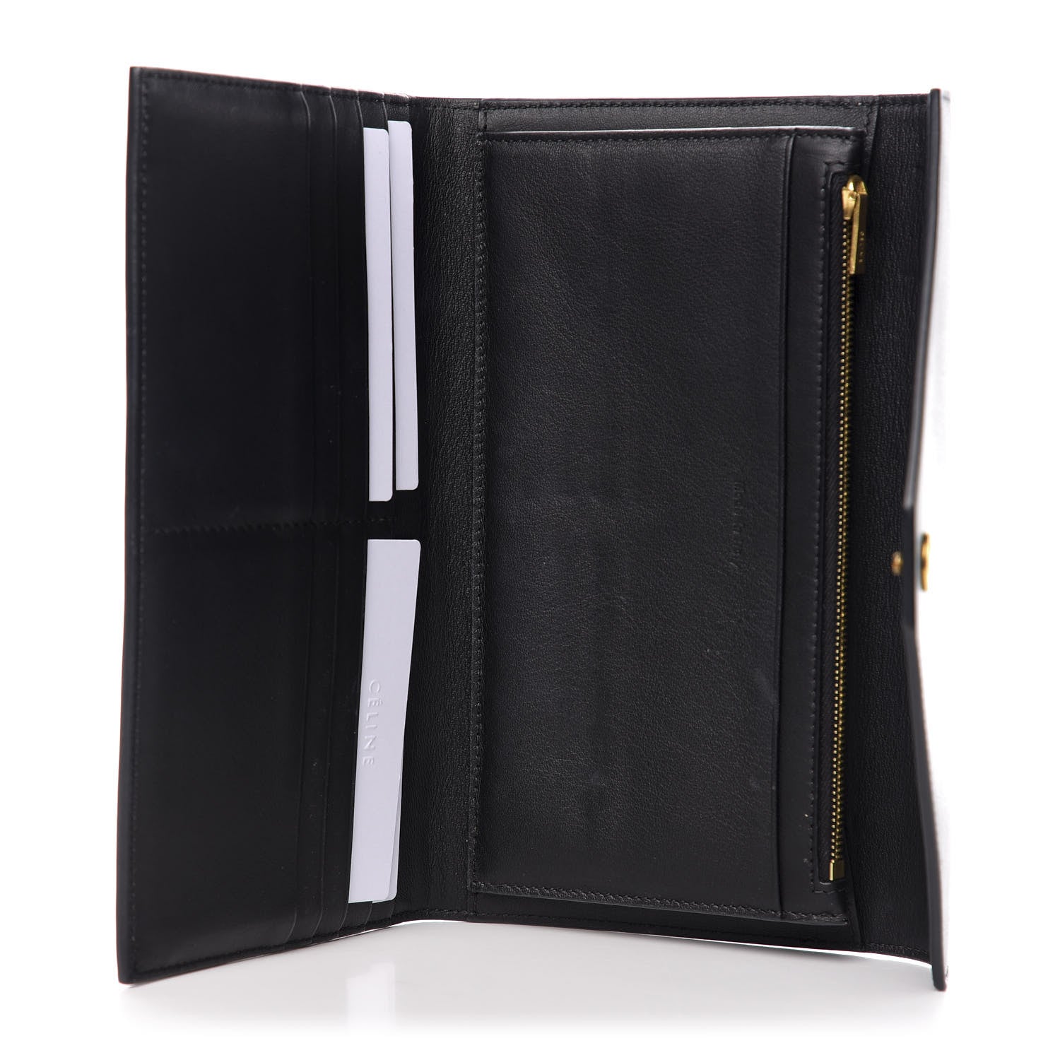 Celine Smooth Calfskin Pocket Tri-Fold Multifunction Envelope Flap Wallet 6 of 6