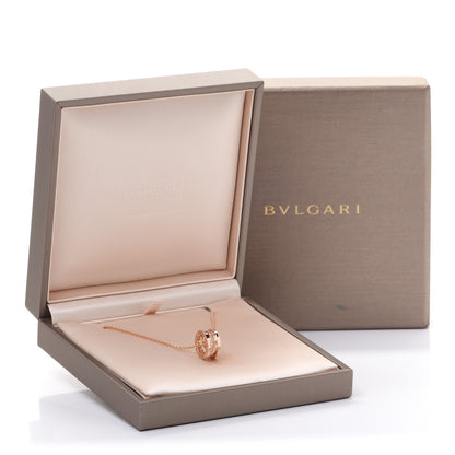 Bulgari 18K Rose Gold B.Zero1 Open Legends Pendant Necklace 10 of 10