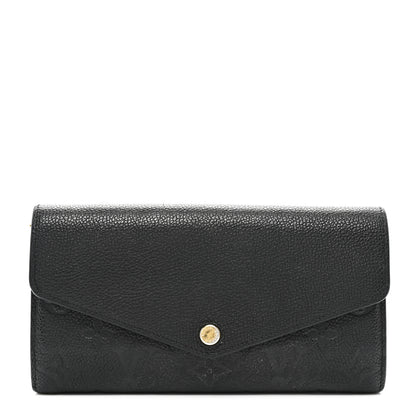 Louis Vuitton Empreinte Sarah Wallet NM Black 1 of 7