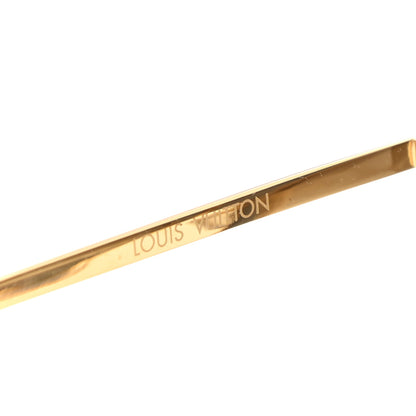Louis Vuitton Metal Aviator Sunglasses Z0905U Gold 5 of 10