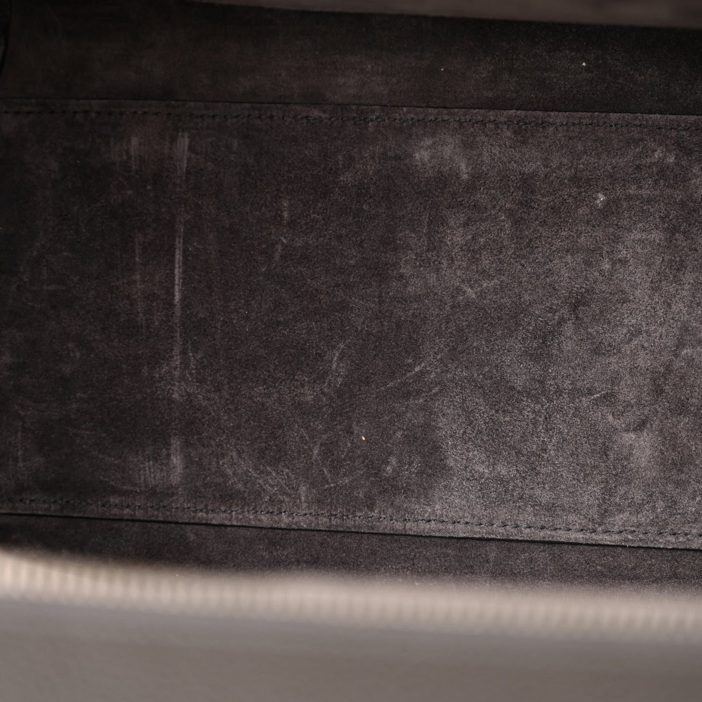 Grained Calfskin Medium Cabas Rive Gauche Coal