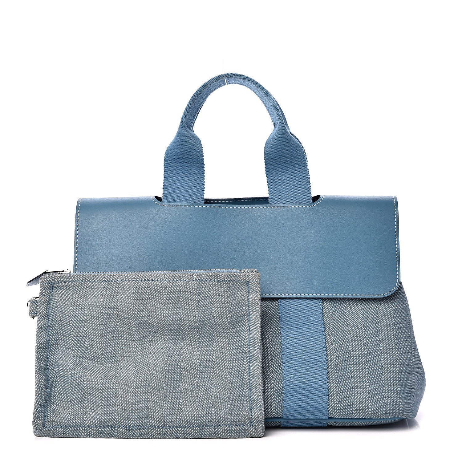 Hermes Swift Valparaiso Tote PM Blue Jean 1 of 12