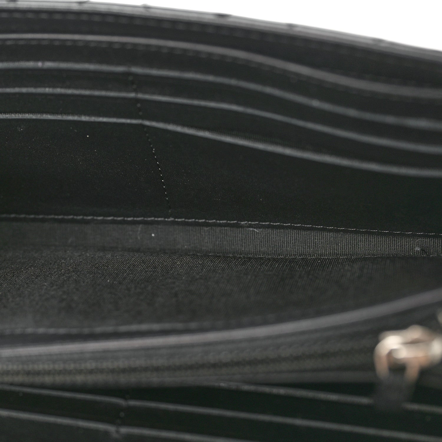 Chanel Patent Quilted Large Brilliant Flap Wallet Black 5 of 9