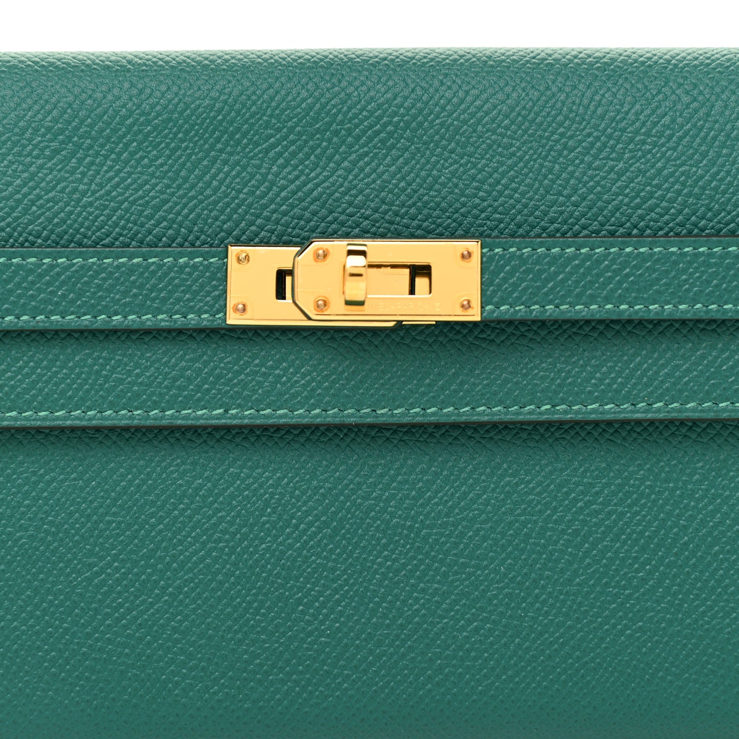 Epsom Kelly Longue Wallet Malachite