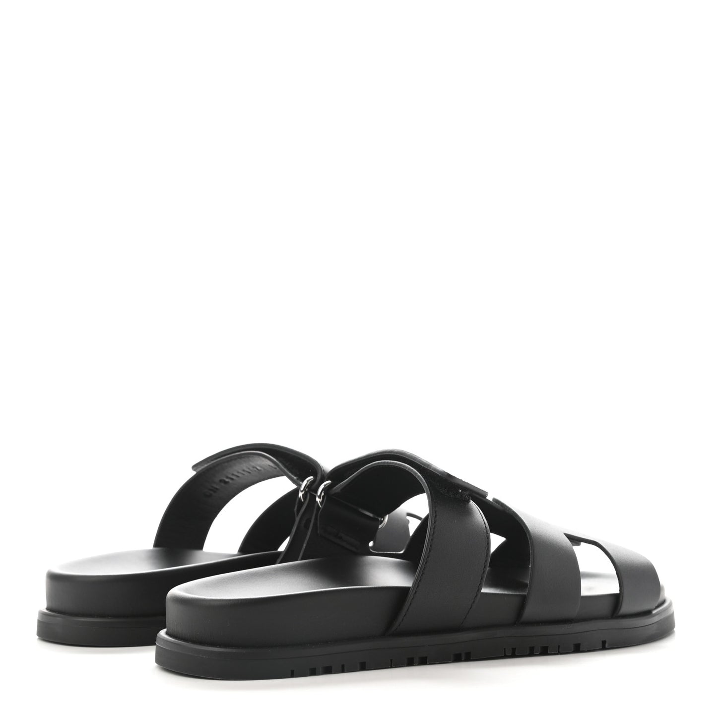 Calfskin Womens Chypre Sandals 37 Black